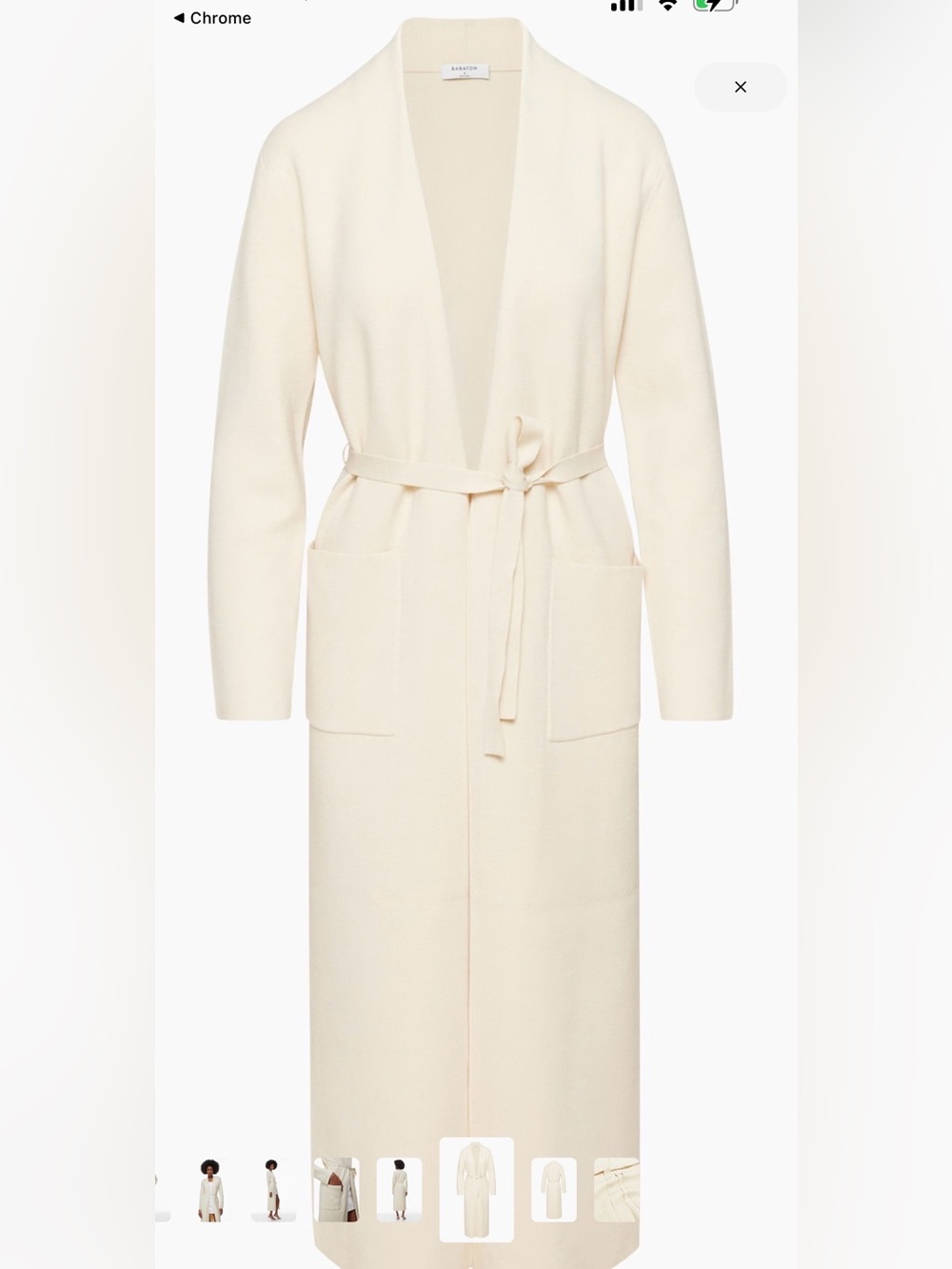 Aritzia Barbaton Long Cardigan